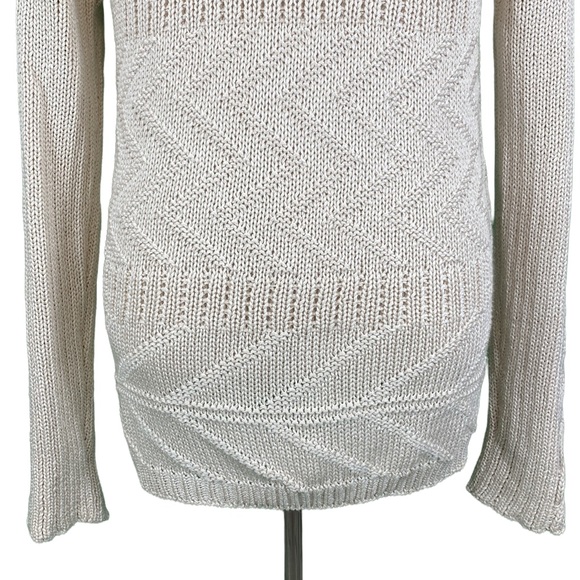 Zara Man Cream Cable Knit Sweater - Picture 12 of 16